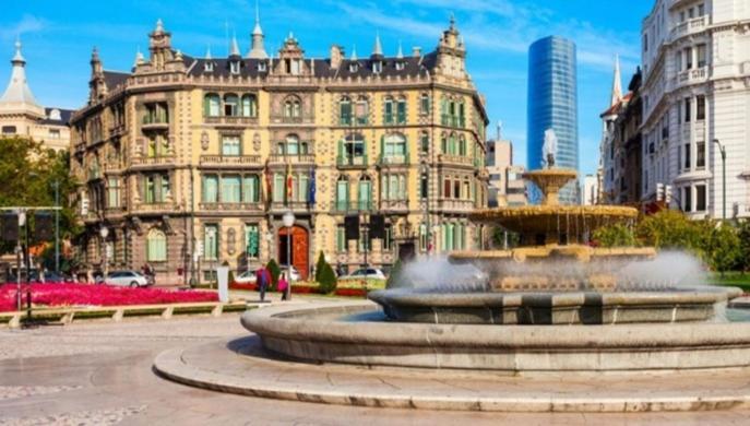 Habitacion En Vivienda Gran Via 빌바오 외부 사진